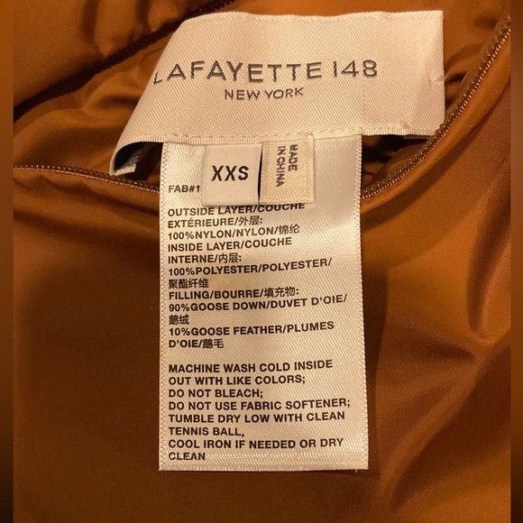 Lafayette 148 Bellamy fully reversible Vest in copper color size XXS - Picture 11 of 11